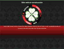 Tablet Screenshot of casinosalta.com